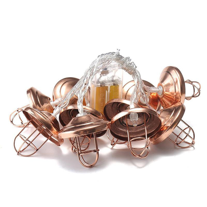 Retro Lampshade String Lights - The Home Aisle
