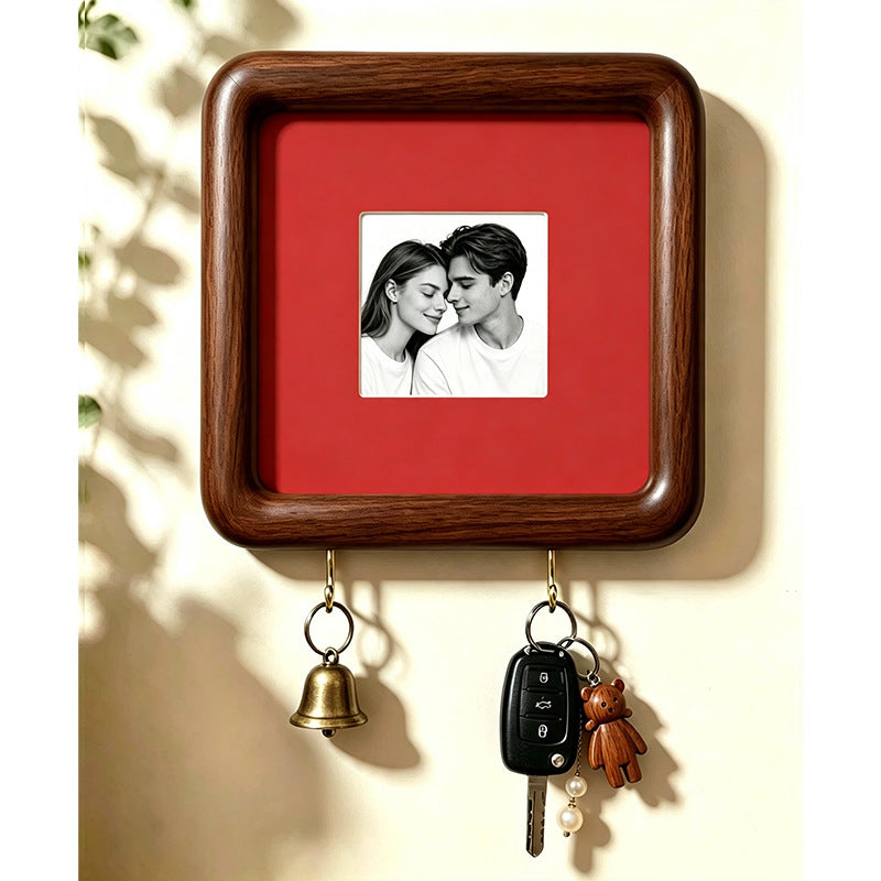 Walnut Key Rack & Frame - The Home Aisle