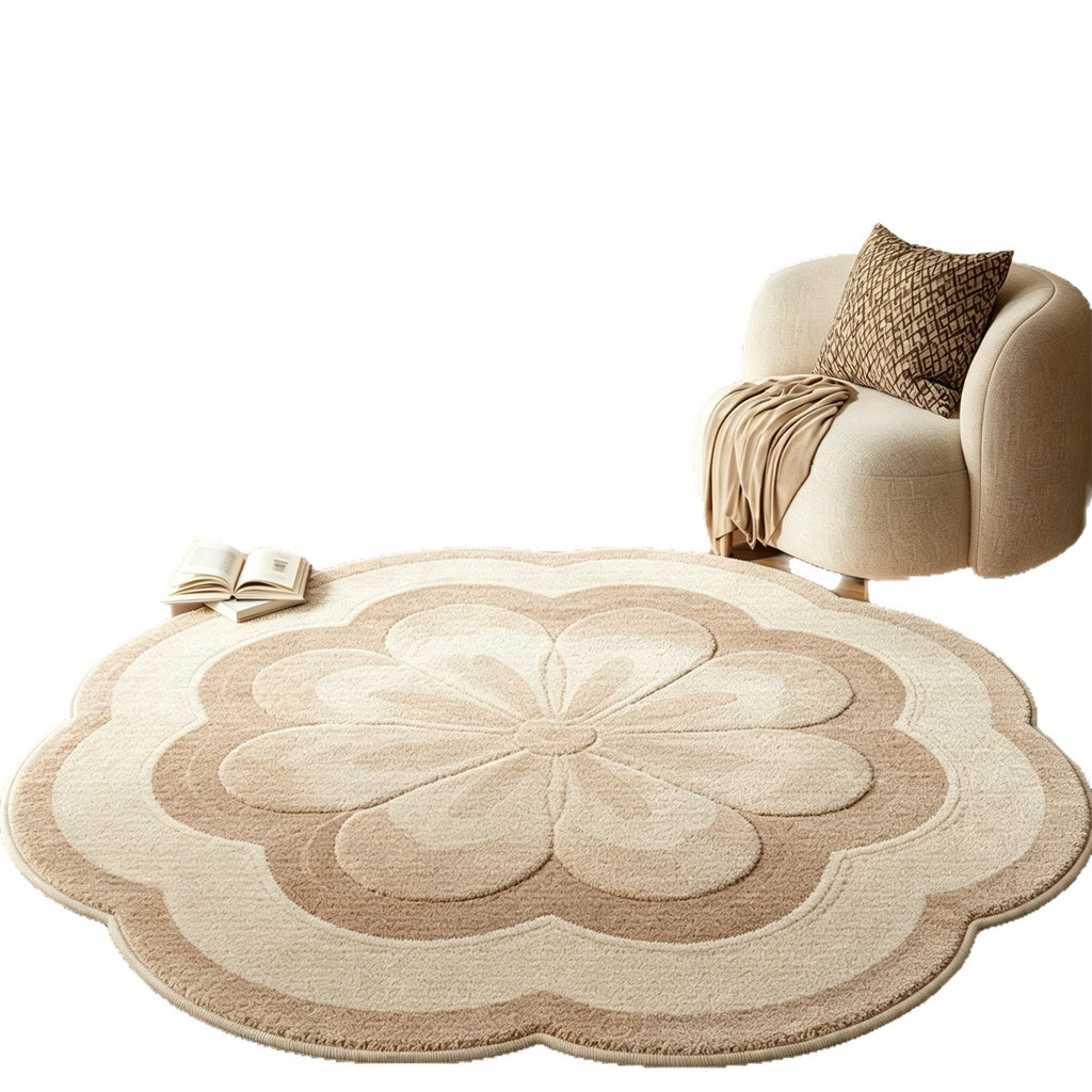 Scalloped Round Rug - The Home Aisle