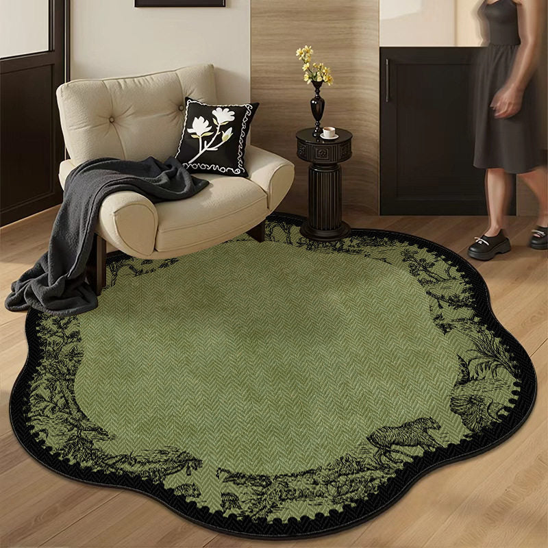Curved Edge Rug - The Home Aisle