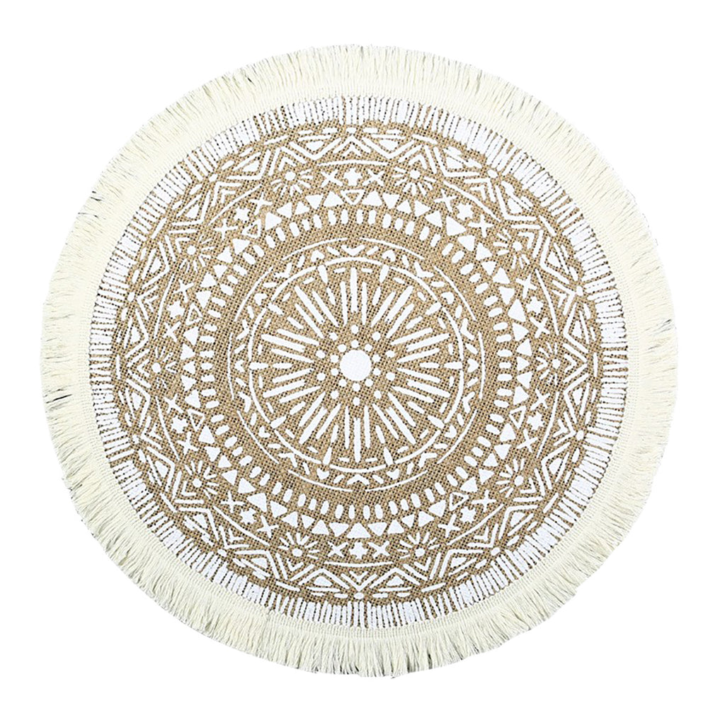 Jute Tassel Placemat - The Home Aisle