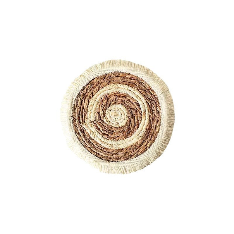 Straw Round Placemat - The Home Aisle