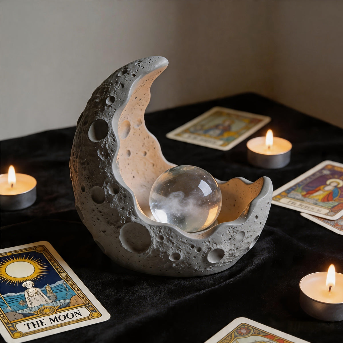 Crescent Moon Candle Holder - The Home Aisle