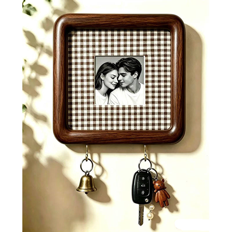 Walnut Key Rack & Frame - The Home Aisle