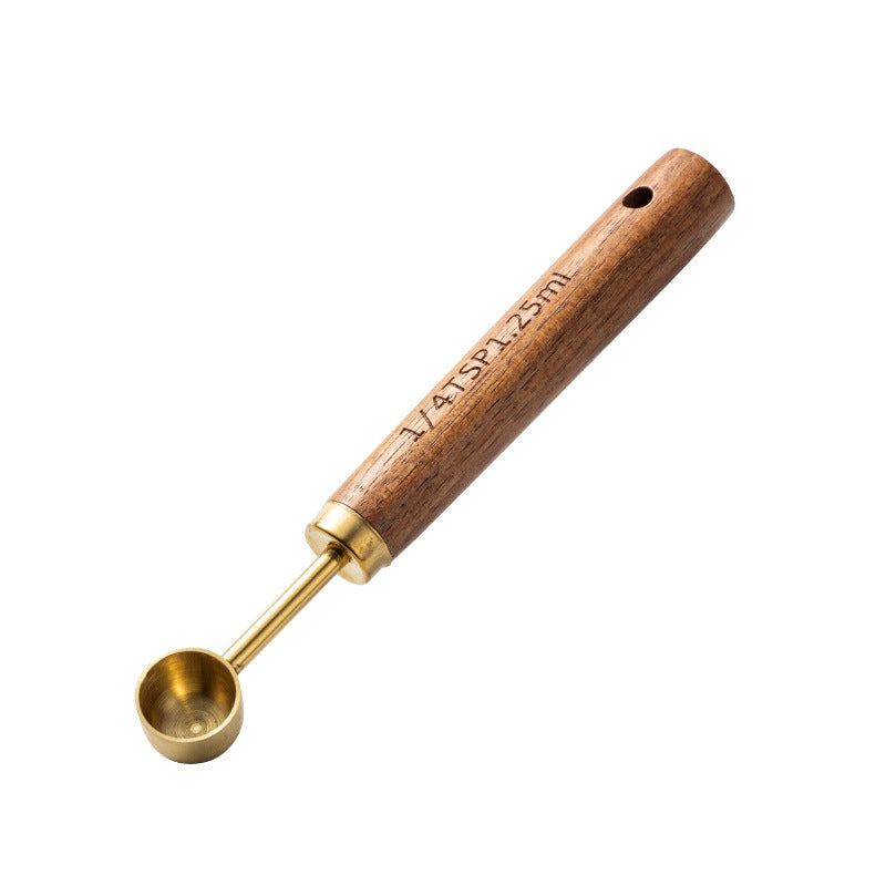 Brass & Wood Measuring Set - The Home Aisle