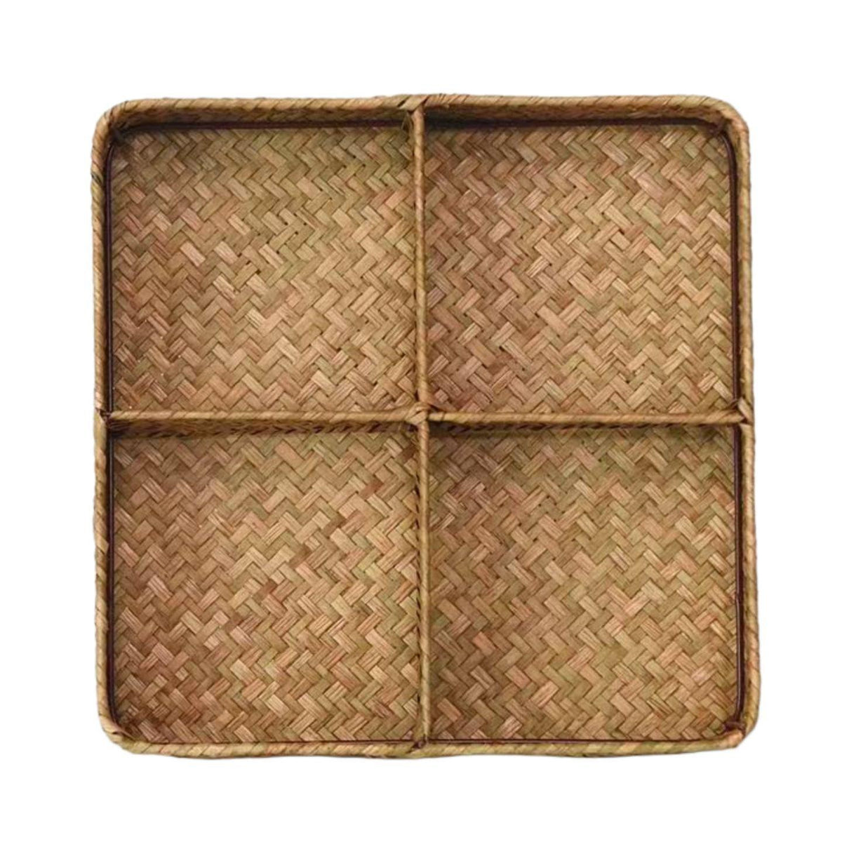Seagrass Divided Tray - The Home Aisle