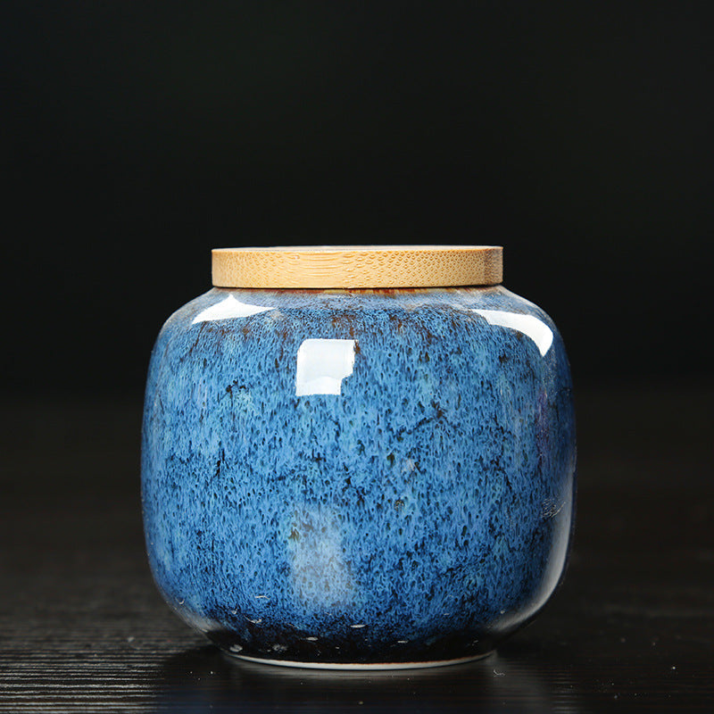 Glazed Ceramic Canister - The Home Aisle