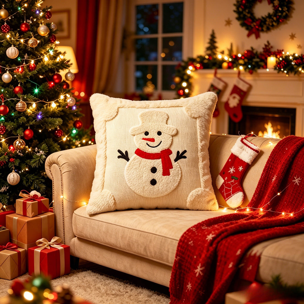 Christmas Faux Fur Cushion Covers (Set of 2) - The Home Aisle