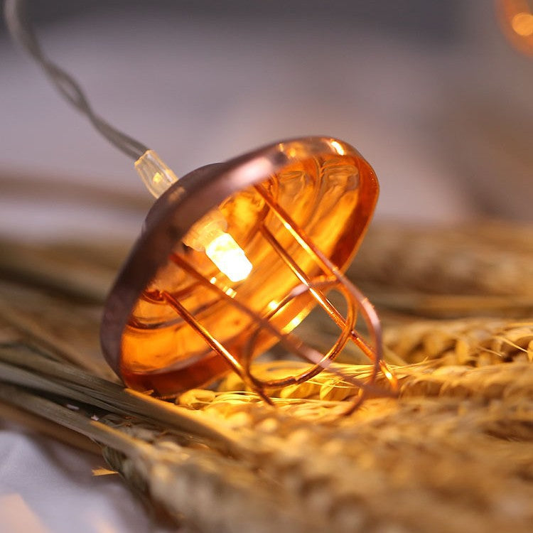 Retro Lampshade String Lights - The Home Aisle