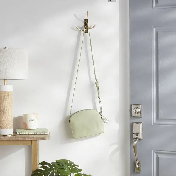 Brass Swivel Wall Hook - The Home Aisle