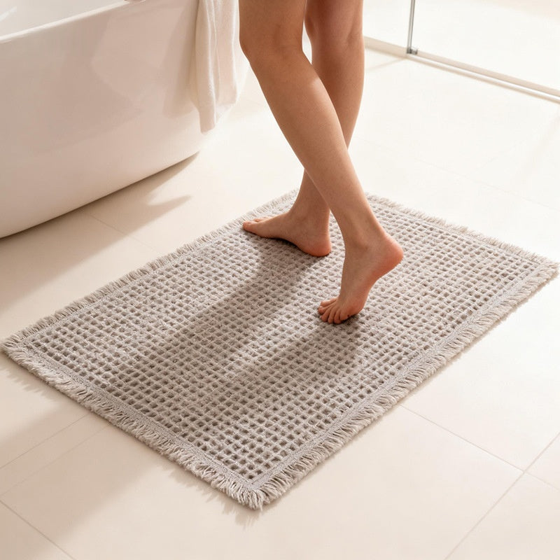 Waffle Bath Mat - The Home Aisle
