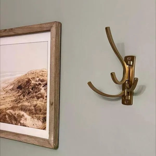 Brass Swivel Wall Hook - The Home Aisle