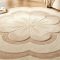 Scalloped Round Rug - The Home Aisle