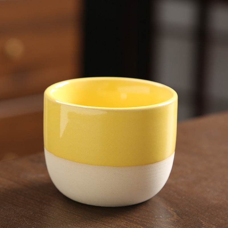 Two-Tone Ceramic Candle Cup - The Home Aisle