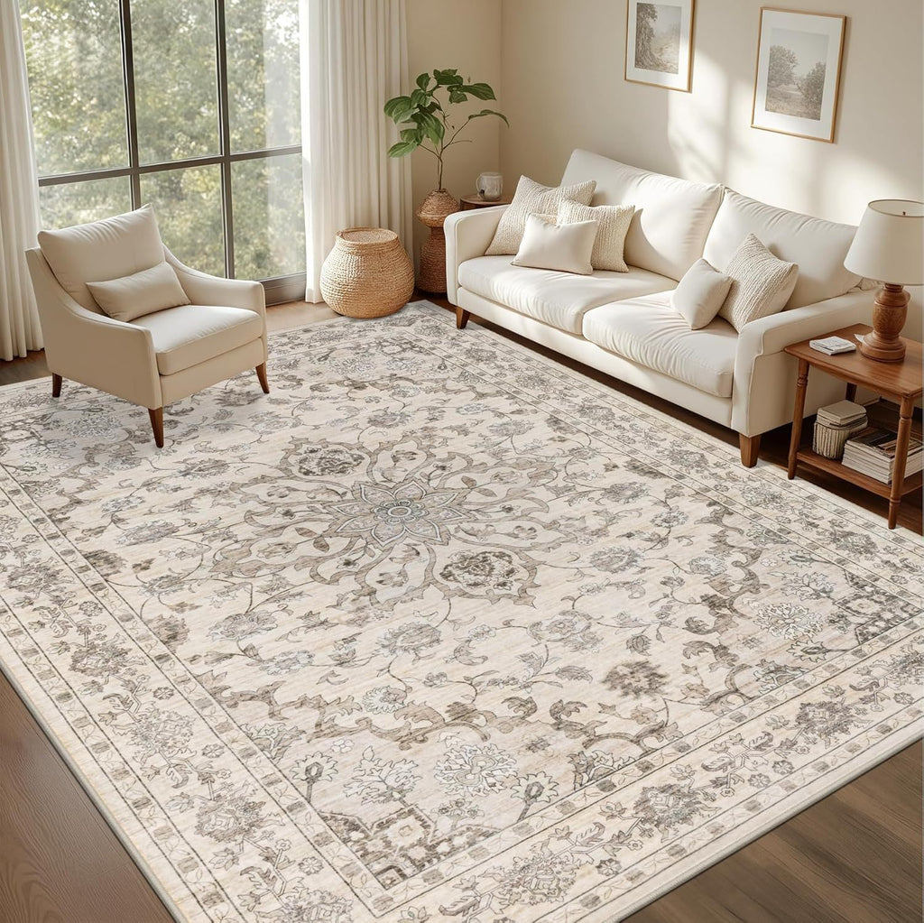 Washable Vintage Rug - The Home Aisle