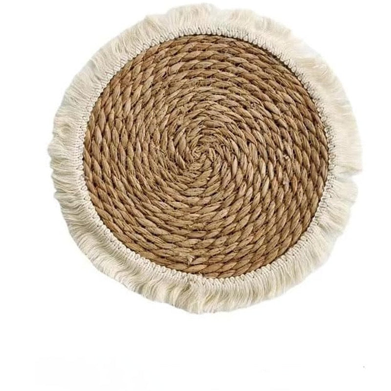 Straw Round Placemat - The Home Aisle
