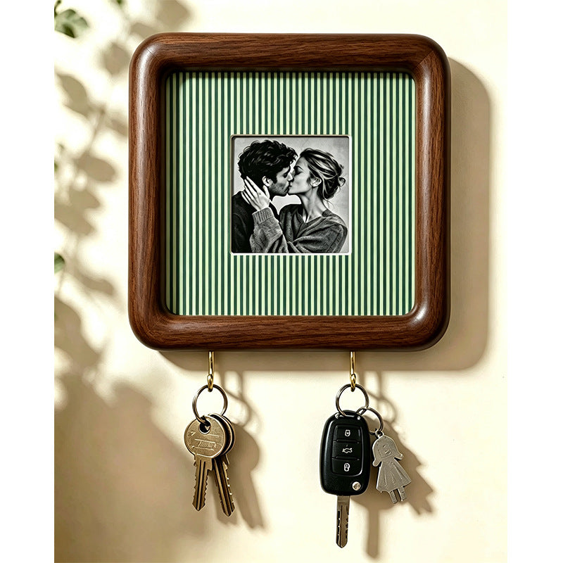 Walnut Key Rack & Frame - The Home Aisle
