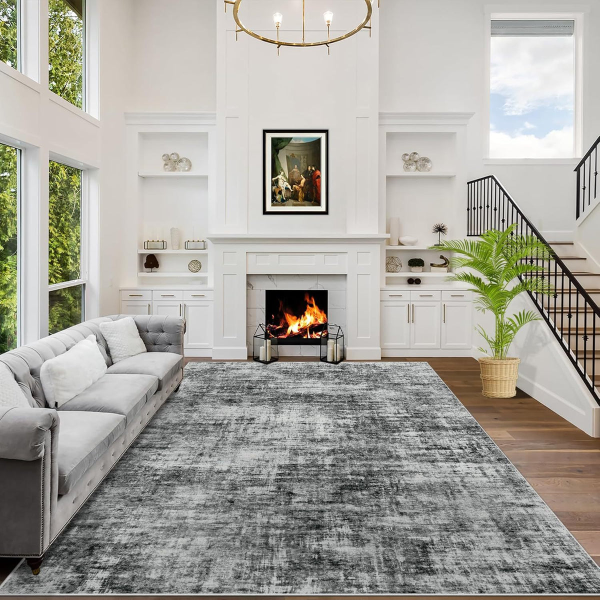 Abstract Bedside Rug - The Home Aisle