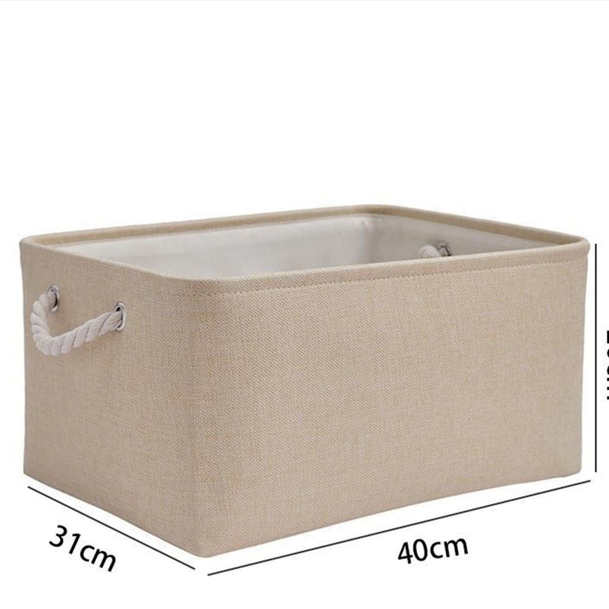 Rope Handle Storage Bin - The Home Aisle