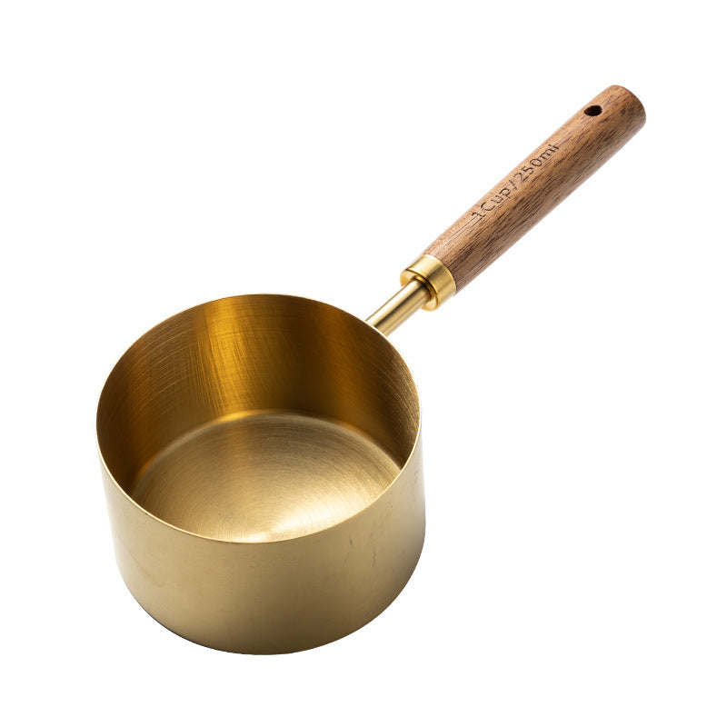 Brass & Wood Measuring Set - The Home Aisle