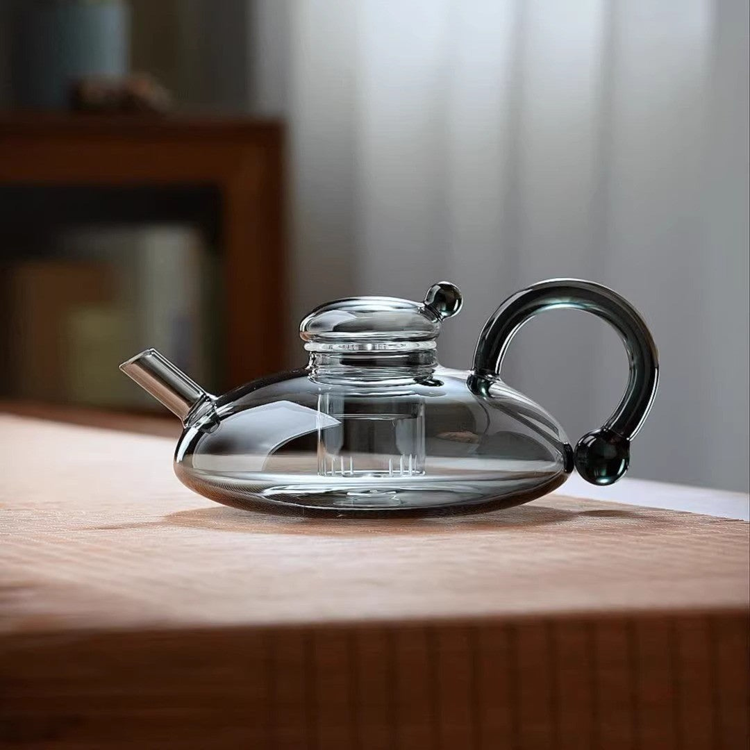 Smoked Glass Teapot - The Home Aisle