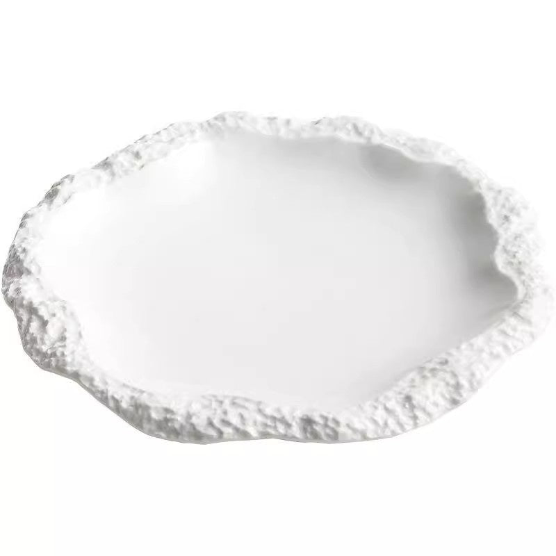 Rock Rim Ceramic Plate - The Home Aisle