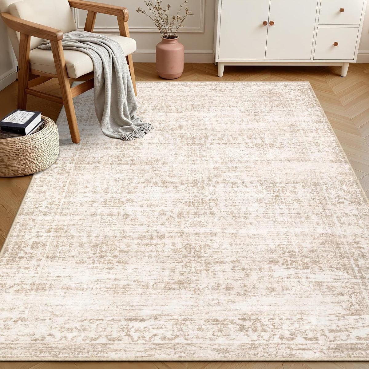 Washable Vintage Rug - The Home Aisle