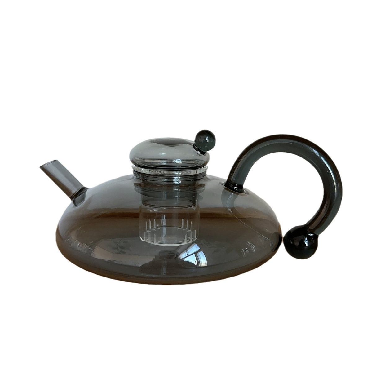 Smoked Glass Teapot - The Home Aisle