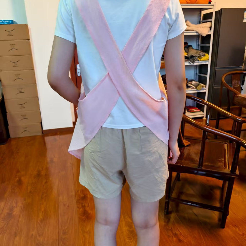 Linen Cross-Back Apron - The Home Aisle