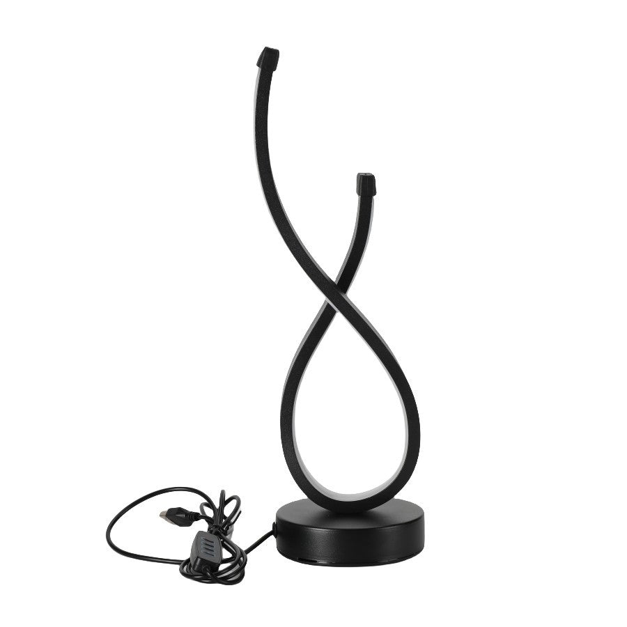 Curved LED Table Lamp - The Home Aisle