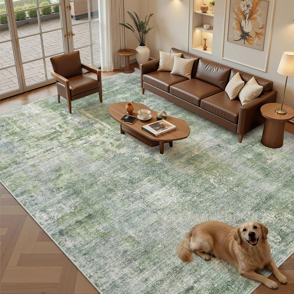 Faded Persian Large Rug - The Home Aisle