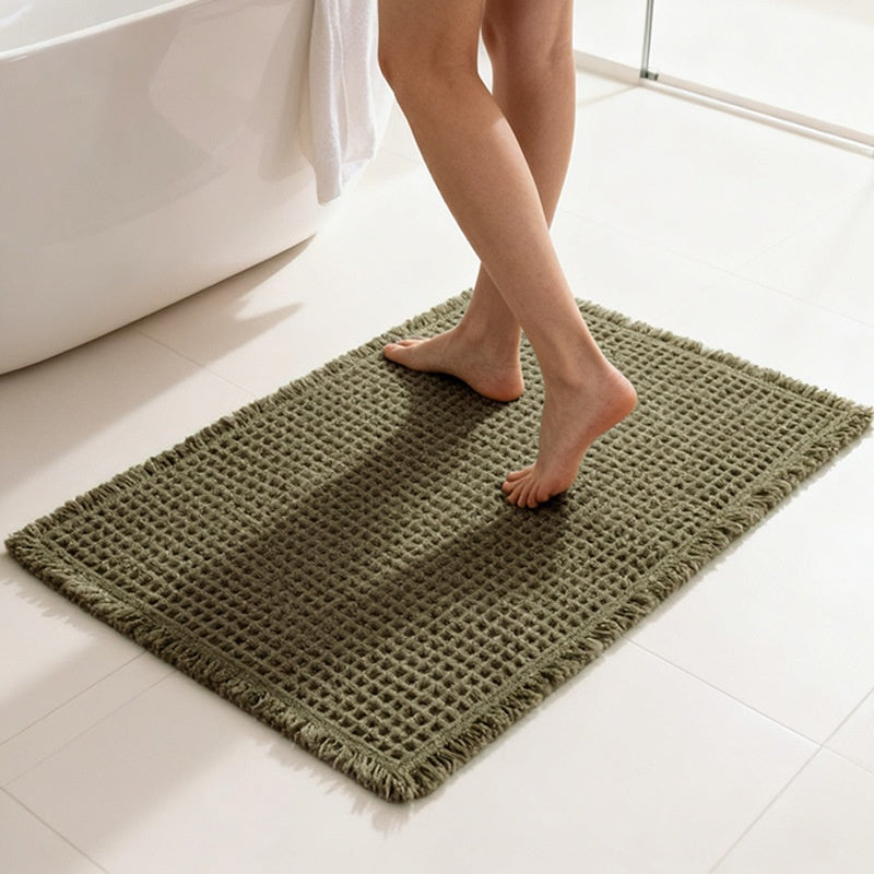 Waffle Bath Mat - The Home Aisle