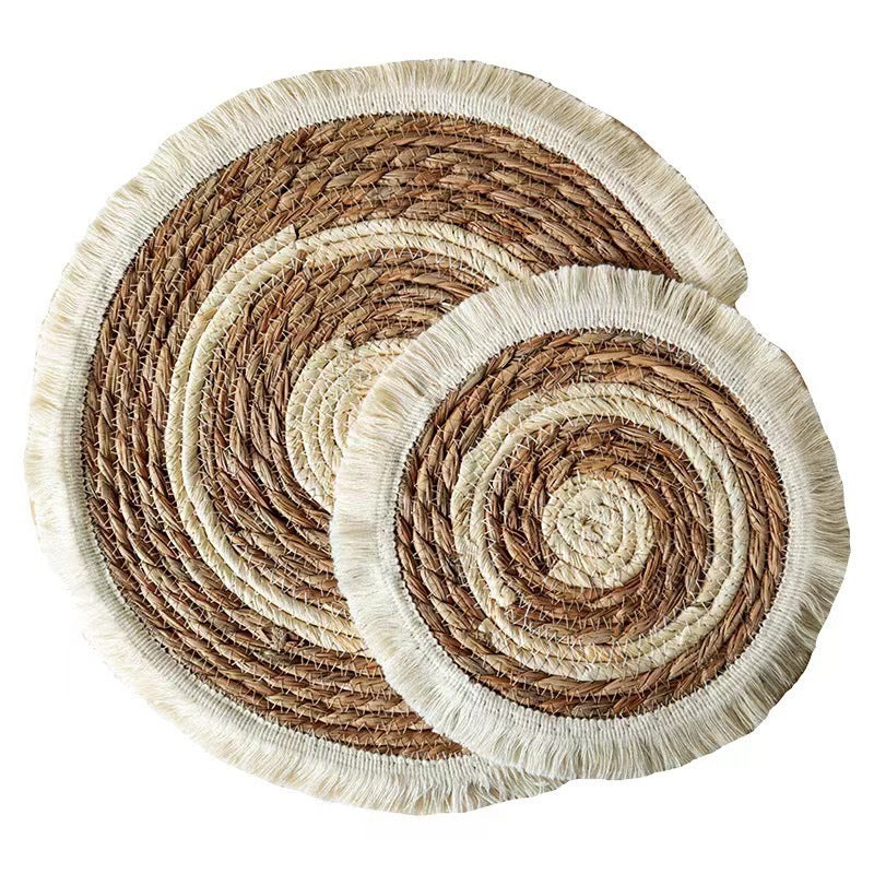 Straw Round Placemat - The Home Aisle
