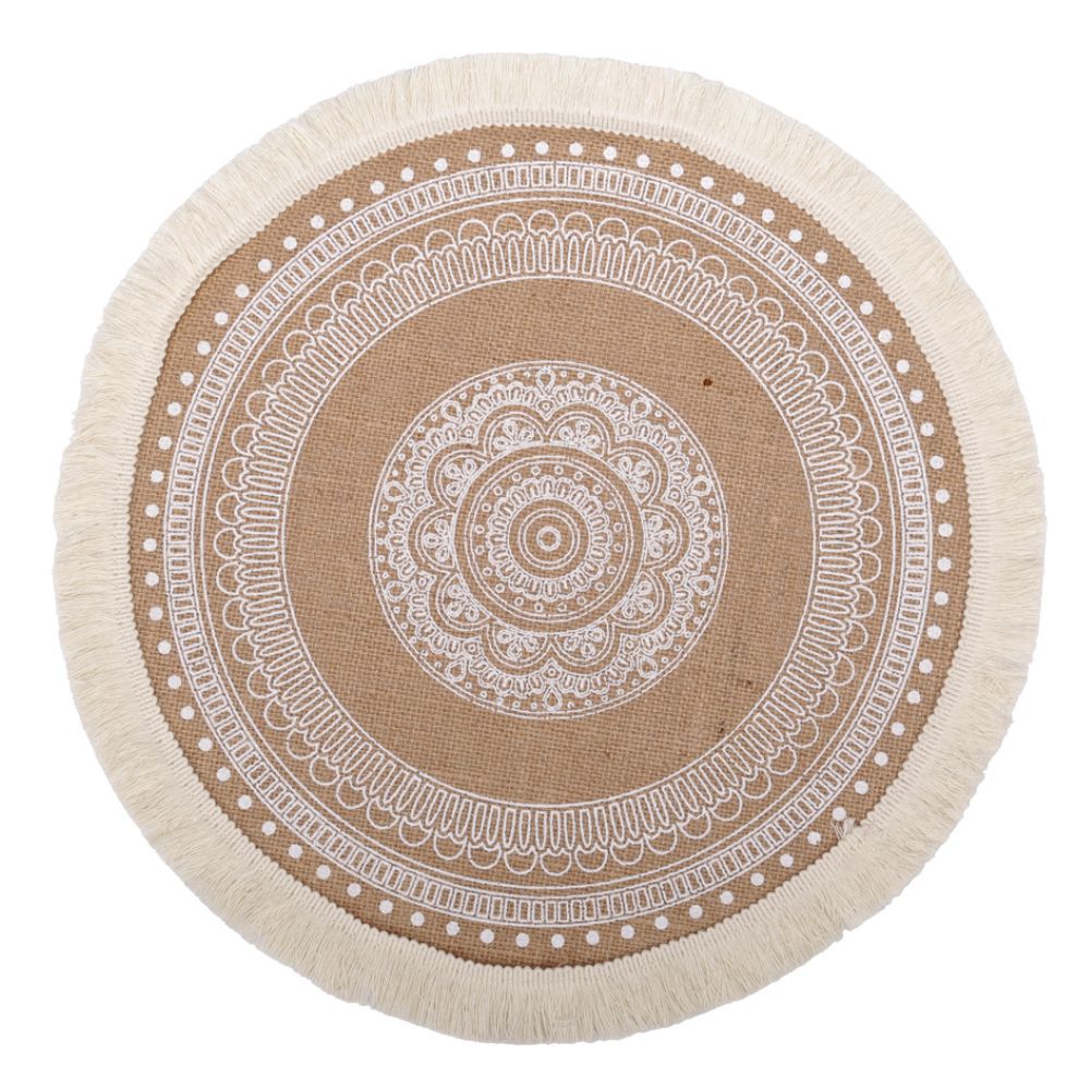Jute Tassel Placemat - The Home Aisle