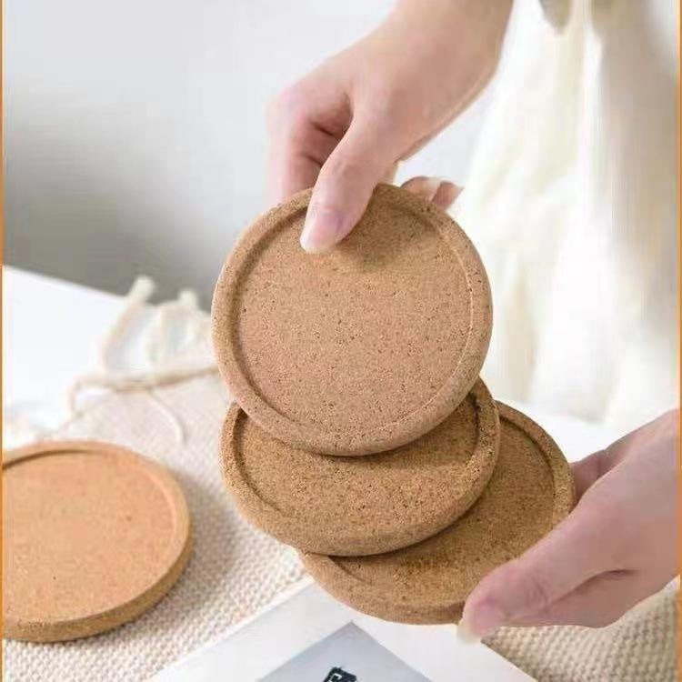 Concave Cork Coasters - The Home Aisle
