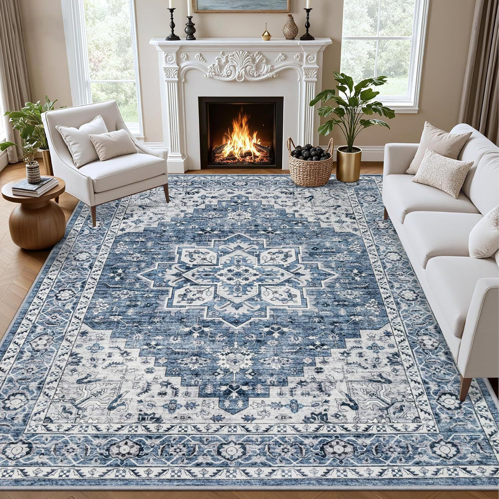 Washable Vintage Rug - The Home Aisle