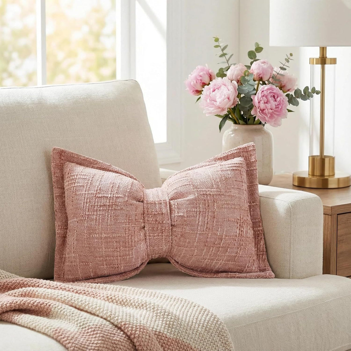 Bow-Knot Cushion Cover - The Home Aisle