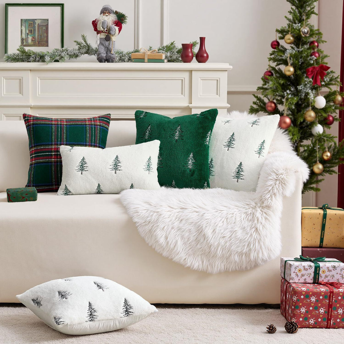 Christmas Cushion Covers (Set of 2) - The Home Aisle