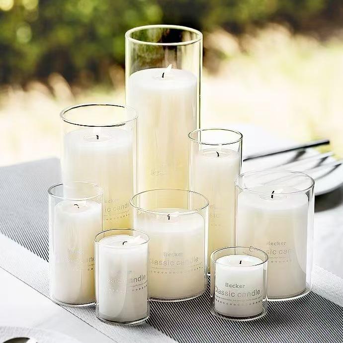 Glass Hurricane Candle Holder - The Home Aisle