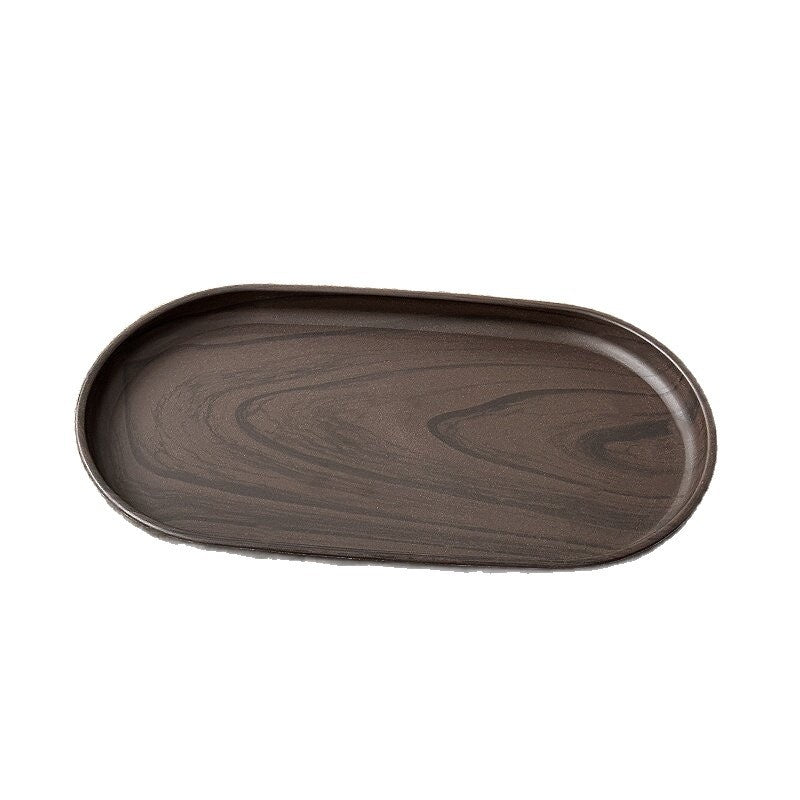 Dark Wood Serving Tray - The Home Aisle