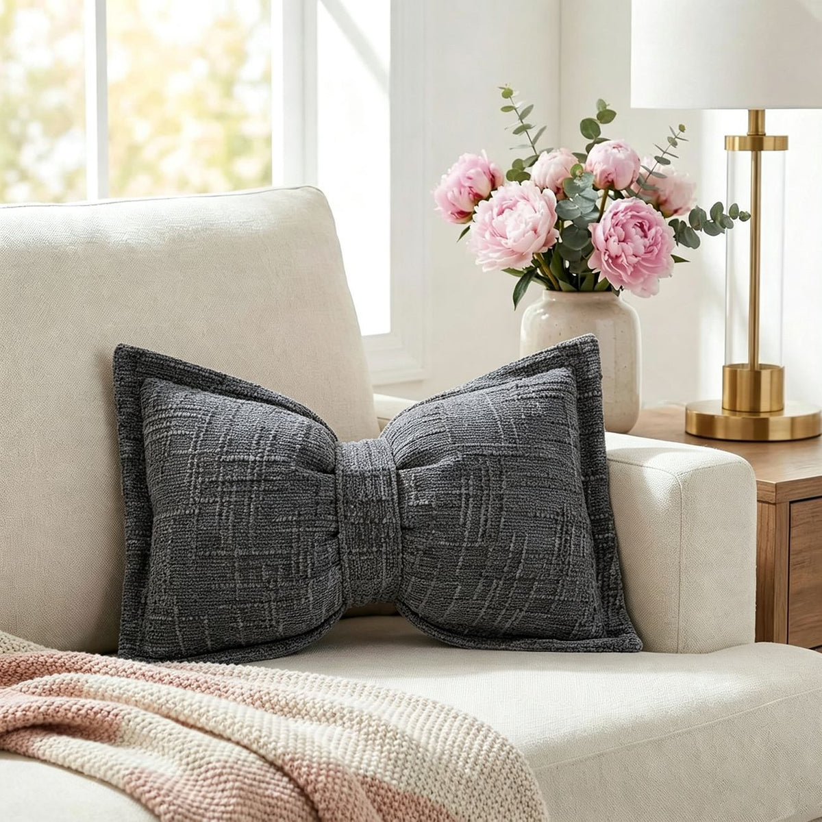 Bow-Knot Cushion Cover - The Home Aisle