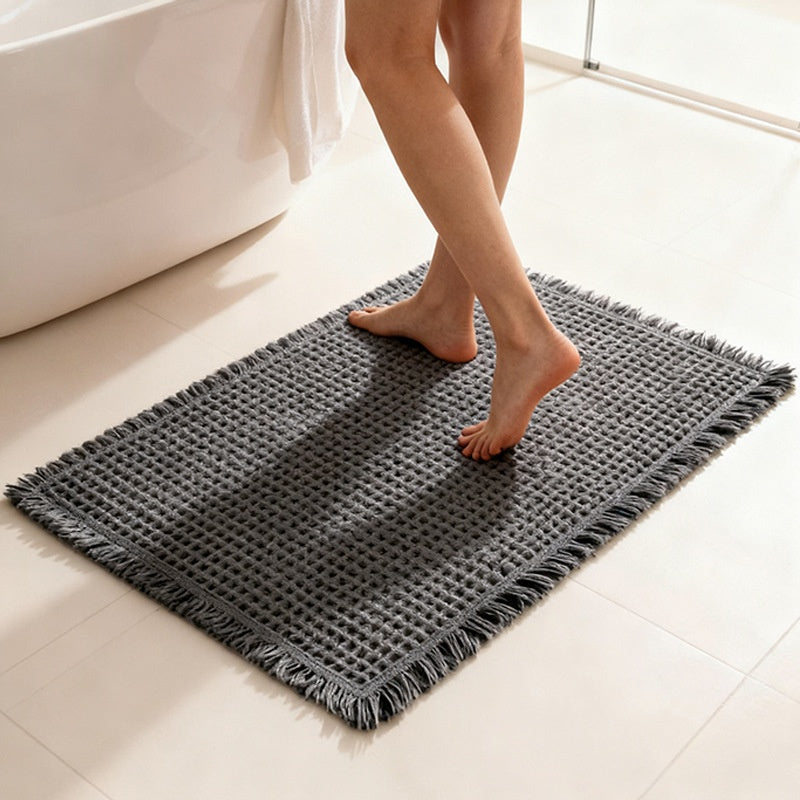 Waffle Bath Mat - The Home Aisle