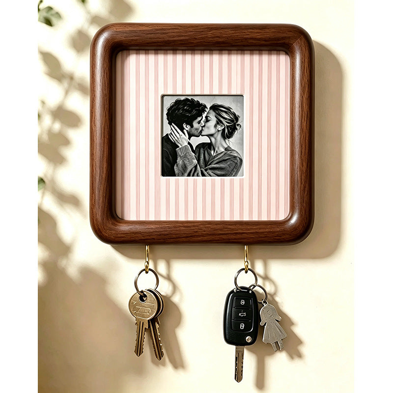Walnut Key Rack & Frame - The Home Aisle