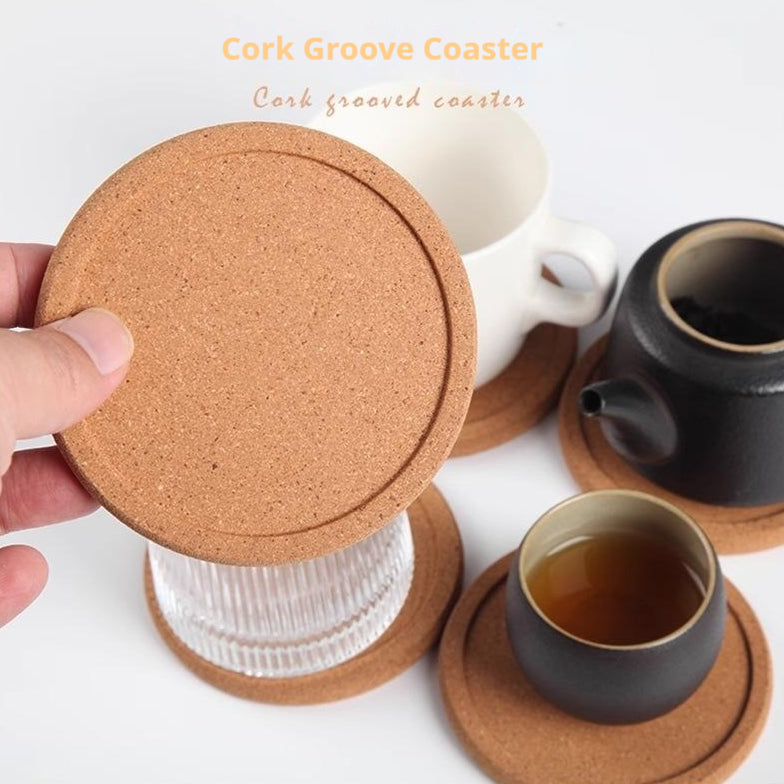 Concave Cork Coasters - The Home Aisle