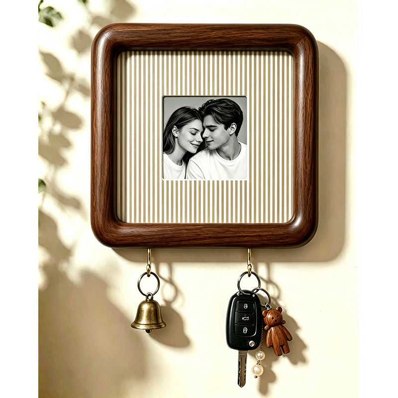 Walnut Key Rack & Frame - The Home Aisle