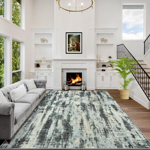 Abstract Bedside Rug - The Home Aisle